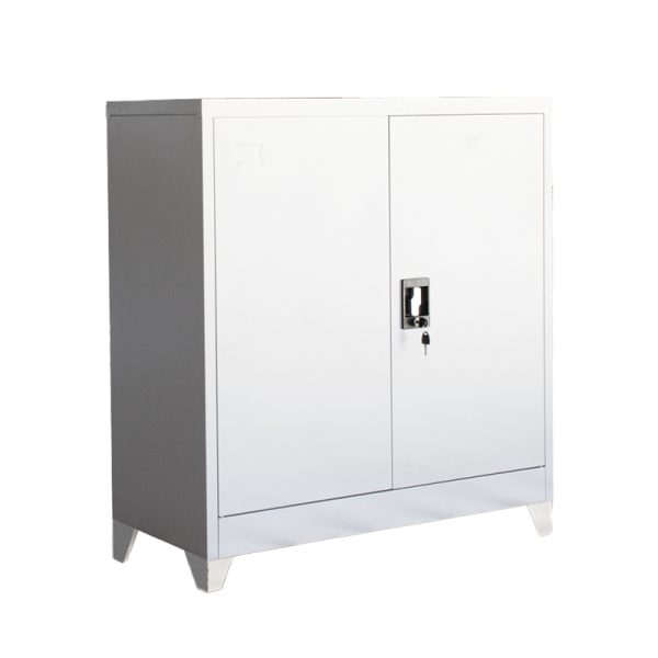 329 000013 7 Armon I pakoworld metal cabinet in light gray color 90x40x100cmIndoor furniture > Home organization > Bathroom > Cabinets