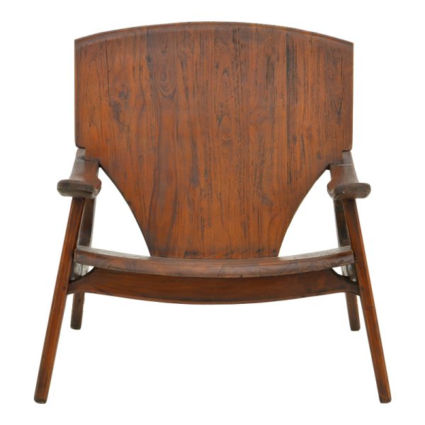 335 000002 3 3 Armchair Brazin pakoworld dark brown teakwood 72x71x77cmBOHO CHIC > Chairs and Armchairs