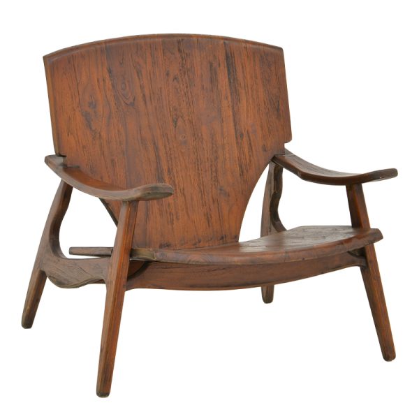 335 000002 6 Armchair Brazin pakoworld dark brown teakwood 72x71x77cmBOHO CHIC > Chairs and Armchairs