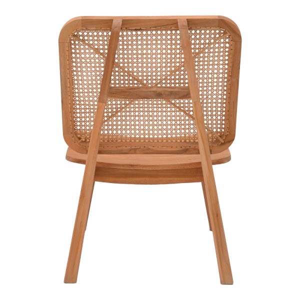 335 000003 4 2 Armchair Viborg pakoworld natural teakwood-natural rattan 60x75x87cmBOHO CHIC > Chairs and Armchairs