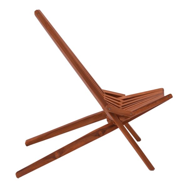 335 000005 2 2 Chaise lounge folding pakoworld natural teakwood 101x63x80cmBOHO CHIC > Chairs and Armchairs
