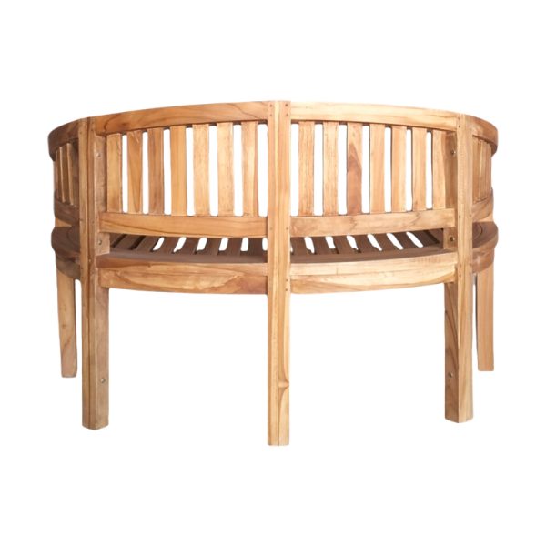 335 000006 3 2 2 seater sofa Coren pakoworld natural teakwood 130x61x87cmBOHO CHIC > Other Furnishings