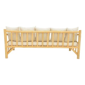 335 000021 3 2 Sofa Roziana pakoworld natural teak wood 210x100x80cmBOHO CHIC > Sofas & Benches