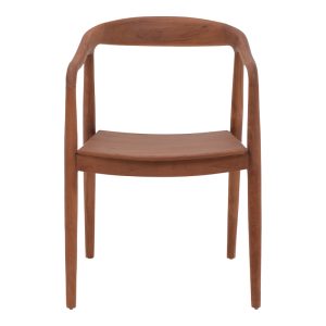 336 000001 3 6 Zonge armchair pakoworld teak wood skeleton In walnut color 54x57x76cmBOHO CHIC > Chairs and Armchairs