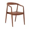 336 000001 9 Swinton chair pakoworld aluminium skeleton teak leg wood in natural shade and pe rattan 53x63x86cmBOHO CHIC > Chairs and Armchairs