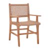 336 000005 11 Noly pakoworld teak wood beach table in natural shade 40x40x45cmBOHO CHIC > Coffee Tables