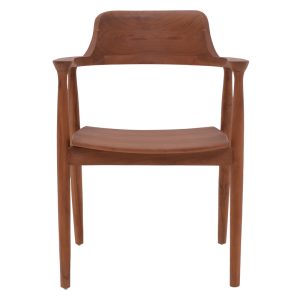 336 000007 3 3 Armchair Jambene pakoworld walnut color teak wood 57x54x79cmBOHO CHIC > Chairs and Armchairs