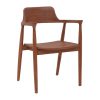 336 000007 6 Armchair Clarin pakoworld teak wood skeleton and pe rope in natural shade 55x65x73cmBOHO CHIC > Chairs and Armchairs