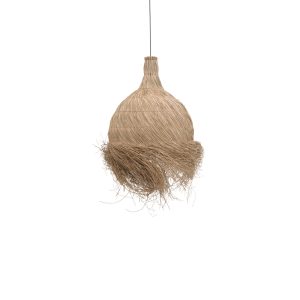 337 000002 3 Cazin Inart mendong ceiling lamp in natural shade D60x68cmBOHO CHIC > Luminaries