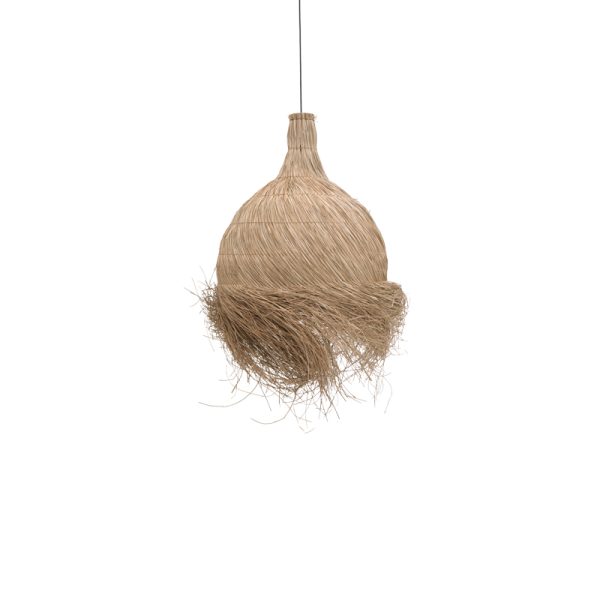 337 000002 3 Cazin Inart mendong ceiling lamp in natural shade D60x68cmBOHO CHIC > Luminaries
