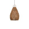 337 000004 6 Cazin Inart mendong ceiling lamp in natural shade D60x68cmBOHO CHIC > Luminaries