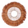 337 000012 2 Koin I Inart mirror banana wood in natural shade 80x80x8cmBOHO CHIC > Decoratives