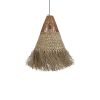 337 000023 3 Ceiling lamp Cazin I Inart mendong in natural shade D80x85cmBOHO CHIC > Luminaries