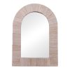 337 000027 2 Gucre Inart vase wood-rattan pe in natural color D25x70cmBOHO CHIC > Decoratives