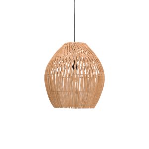 337 000038 3 Ceiling lamp Irden Inart rattan in natural shade D50x40cmBOHO CHIC > Luminaries