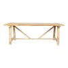 338 000001 3 Table Smarious pakoworld teak wood in natural shade 250x100x78cmBOHO CHIC > Dining Tables