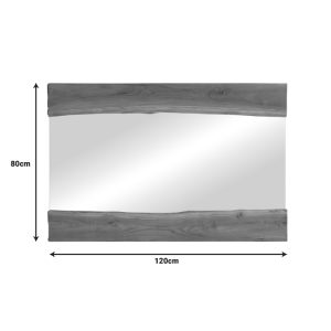 338 000006 2 2 Mirror Riverine pakoworld teak wood in natural shade 120x80x4cmBOHO CHIC > Decoratives