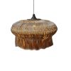 339 000011 2 Pedrine Inart seagrass-abaca wall decoration in natural color 85x60x6cmBOHO CHIC > Decoratives