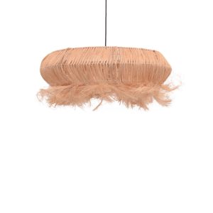 339 000013 3 Ceiling lamp Coanze Inart abaca wood in natural color D65x35cmBOHO CHIC > Luminaries
