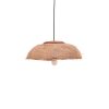 339 000014 4 Verone Inart abaca mirror in natural color D80x5cmBOHO CHIC > Decoratives