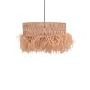 339 000015 6 Tabrane Inart sisal mirror in natural color D110x4cmBOHO CHIC > Decoratives