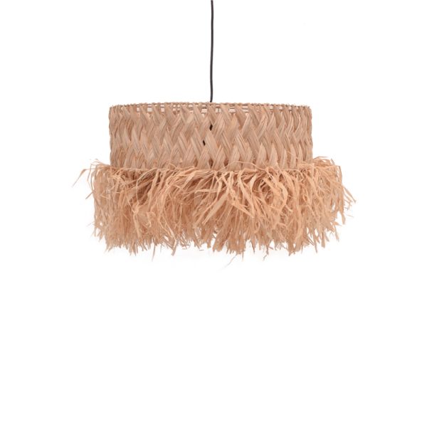 339 000015 6 Annhele Inart sisal ceiling lamp in natural color D50x35cmBOHO CHIC > Luminaries
