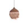 339 000019 3 Koronse Inart sisal ceiling lamp in natural color D55x68cmBOHO CHIC > Luminaries