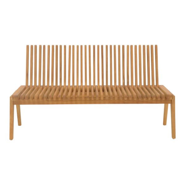 340 000016 3 5 Polymorphic sofa-bench Jey pakoworld teak wood in natural shade 150x57.5x80cmBOHO CHIC > Sofas & Benches