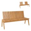 340 000016 8 Pino table pakoworld expanding teak wood in natural shade 180/240x100x75cmBOHO CHIC > Dining Tables