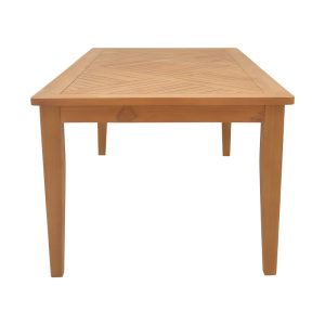 340 000022 2 5 Mady pakoworld teak wood table in natural shade 200x100x75cmBOHO CHIC > Dining Tables