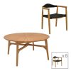 340 000039 5 Dining set 9 pcs Ganny-Pino pakoworld teak wood in natural - black shade 180/240x100x75cmOutdoor furniture > Garden food table