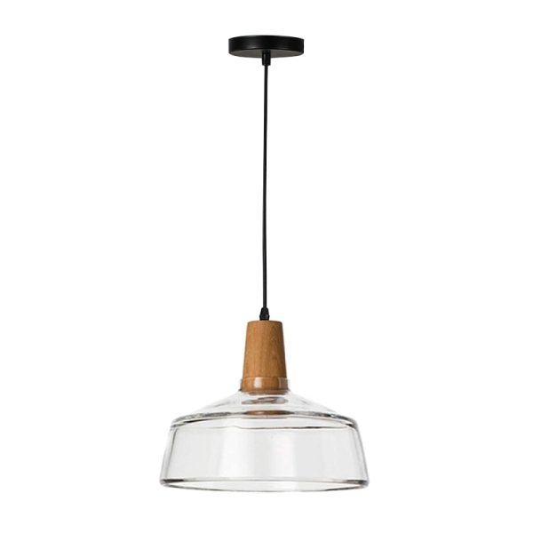 342 000003 5 Godren pakoworld ceiling lamp transparent metal-glass D24x19cm