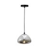 342 000006 5 Ceiling light Sombre pakoworld fabric in grey-yellow color D30x15cmLighting > Ceiling