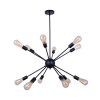 342 000012 6 Multi-light ceiling lamp Ponile pakoworld white metal 100x110cmEASTER OFFERS