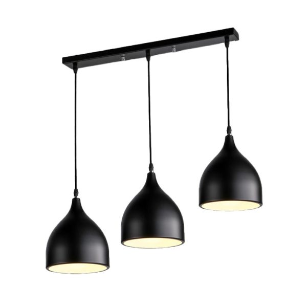 342 000020 10 Ceiling lamp Perce I pakoworld black metal 50x17x120cmLighting > Ceiling