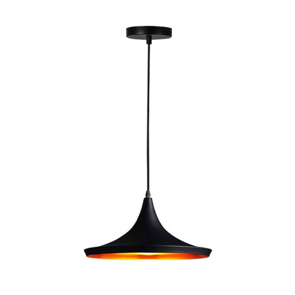 342 000028 5 Latren ceiling lamp pakoworld black-gold metal Φ36x18cmLighting > Ceiling