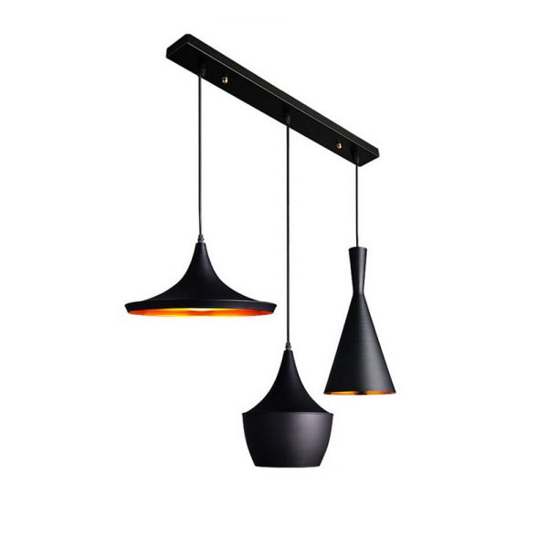 342 000029 4 Ceiling lamp Latren I pakoworld black-gold metal 84x30x100cmLighting > Ceiling
