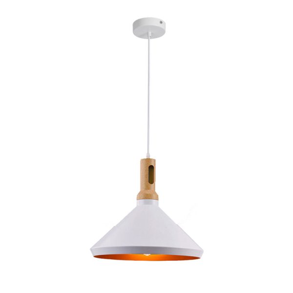 342 000035 3 Ceiling lamp Denvel pakoworld white-gold metal Φ35x24cmEASTER OFFERS