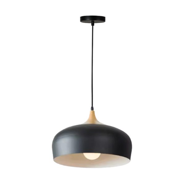 342 000038 5 Ceiling lamp Pedrity pakoworld black metal D35x29cmEASTER OFFERS