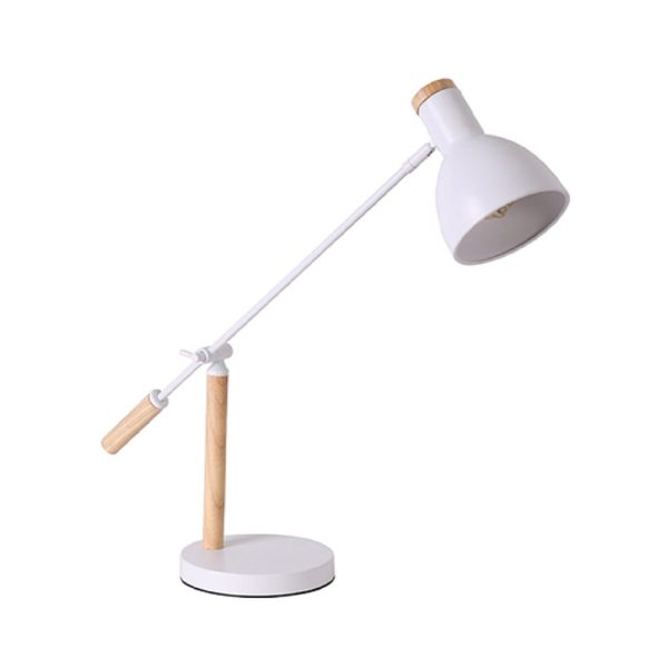 342 000056 3 Table lamp Idante pakoworld white metal-wood 50x15x60cmLighting > Table
