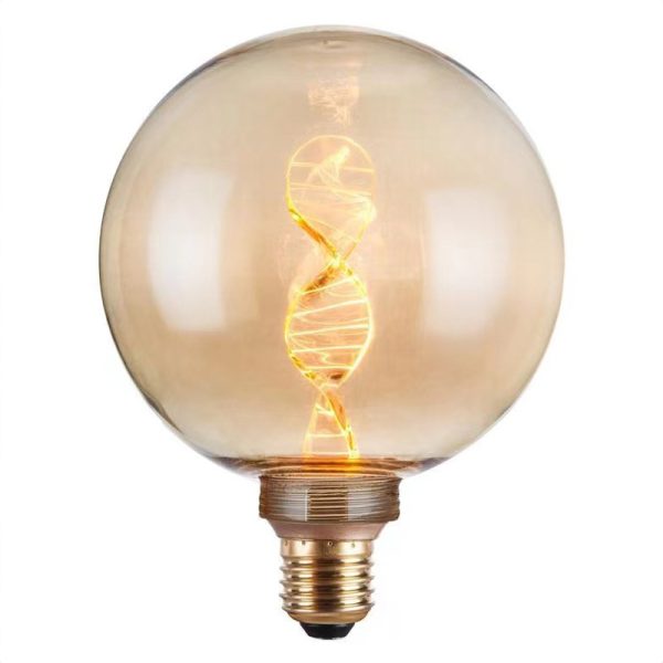 342 000068 2 LED lamp RN-DNA G125 Bulb pakoworld 3.5W E27 220-240V amberLighting