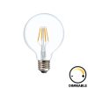 342 000071 5 LED lamp G125 Bulb pakoworld dimmable 8W E27 amberLighting