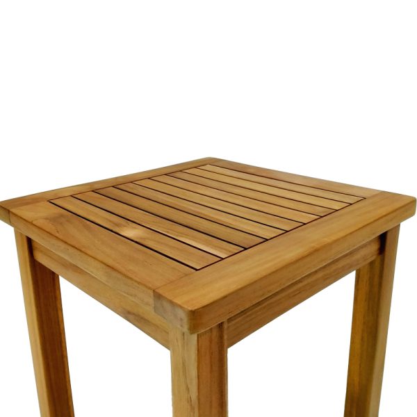 343 000008 3 5 Noly pakoworld teak wood beach table in natural shade 40x40x45cmBOHO CHIC > Coffee Tables