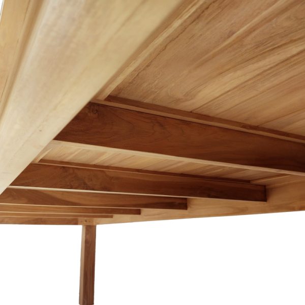 343 000016 4 6 Table Pablo pakoworld teak wood in natural shade 240x100x76cmBOHO CHIC > Dining Tables
