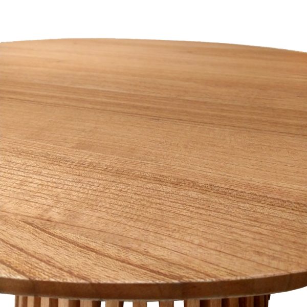 343 000022 2 4 Kenda pakoworld mindi wood coffee table in natural shade D100x45cmBOHO CHIC > Coffee Tables