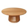 343 000022 7 Table Wooly pakoworld teak wood in natural shade 220x90x75cmBOHO CHIC > Dining Tables