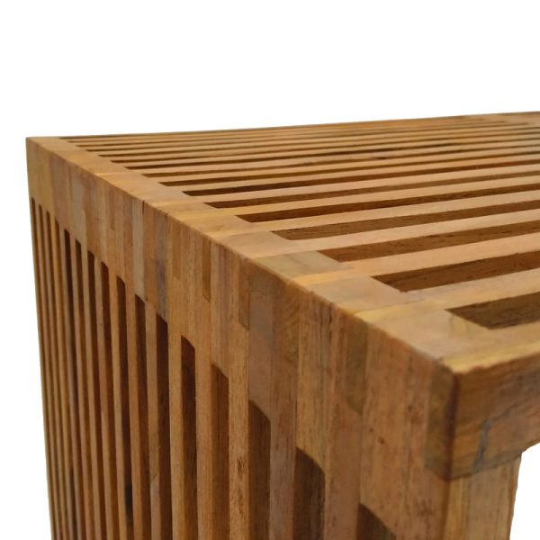 343 000025 3 5 Marlin table pakoworld teak wood in natural shade 100x50x45cmBOHO CHIC > Coffee Tables
