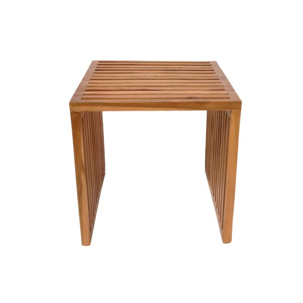 343 000026 2 8 Side table Saimon pakoworld teak wood in a natural shade 40x40x40cmBOHO CHIC > Coffee Tables