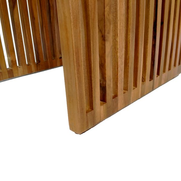 343 000026 4 8 Side table Saimon pakoworld teak wood in a natural shade 40x40x40cmBOHO CHIC > Coffee Tables
