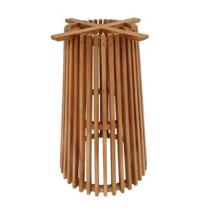 343 000030 5 Indoor use bar table base Galy pakoworld mindi wood in natural shade D60x90cmBOHO CHIC > Dining Tables